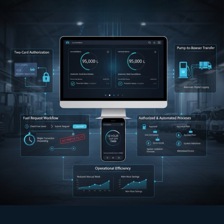 Fuel Management Software – ‘Bandhu’ (Web/App-Based)