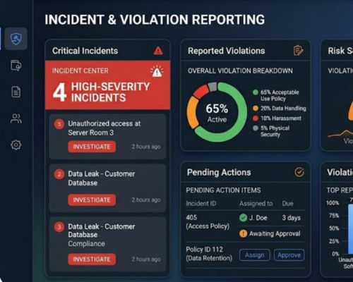 Our driver management software helps in tracking any safety incidents, traffic violations, or any other issue that may occur during vehicle operation, thus ensuring better accountability on the part of the driver.